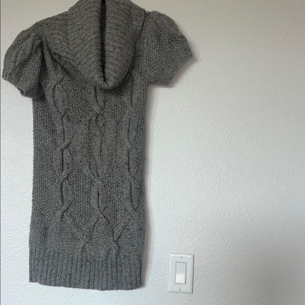 Theory Dark Gray Cowl Neck Sweater